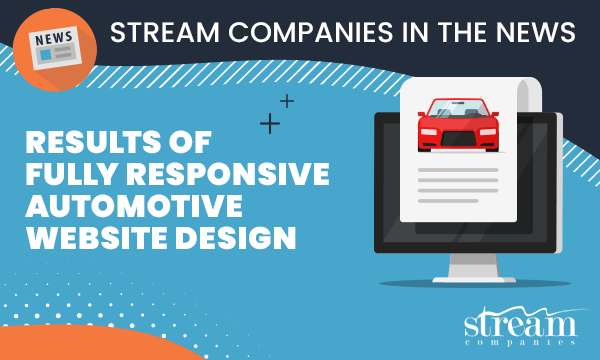 Stream Companies’ Announces Results Of Fully Responsive Automotive Website Design