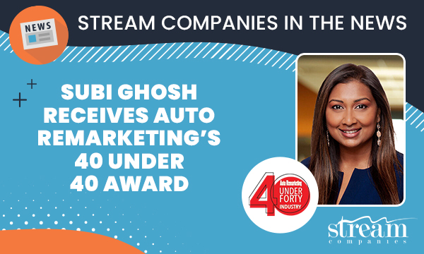 Subi Gosh, Receives Auto Remarketing’s 40 Under 40 award