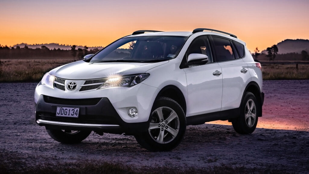 Used White Toyota SUV