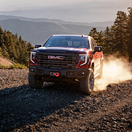 Sierra 1500 Off roading on trail