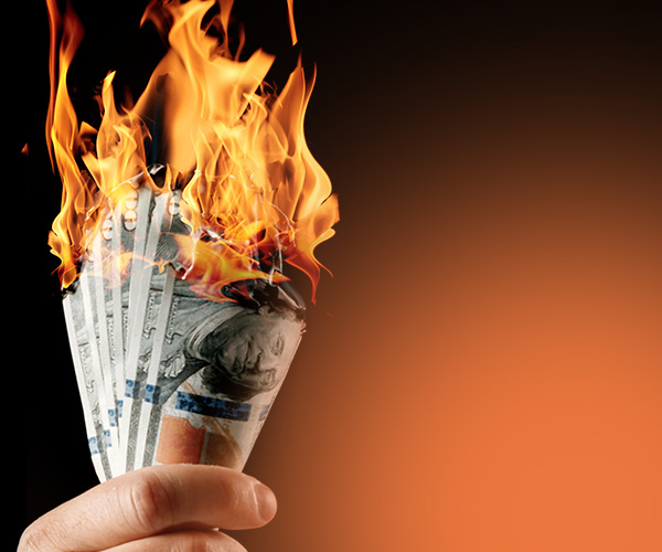 Wasted Marketing Dollars on Fire