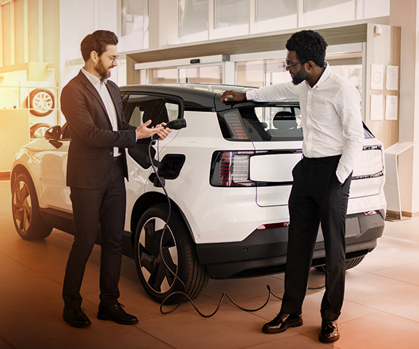 EV Vehicle at Dealership