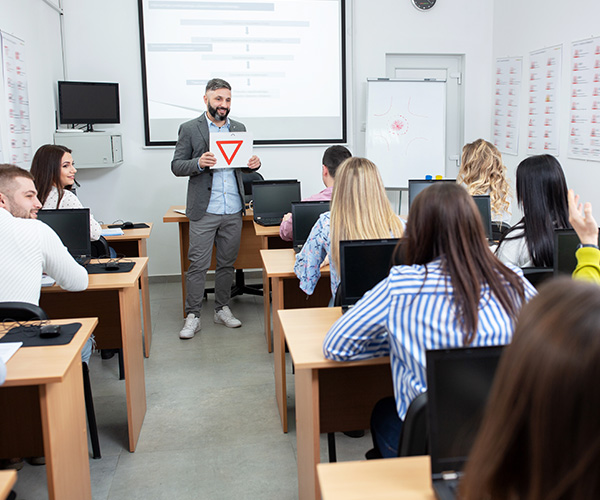 Classroom for Driving School