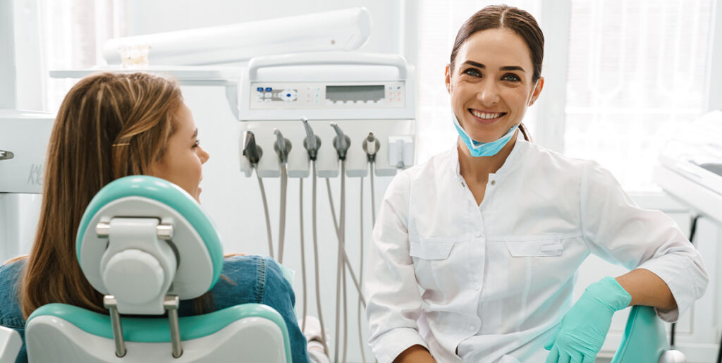 dental assistant smiling