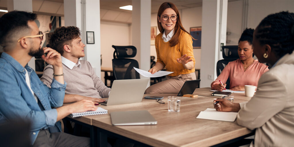 team of people meeting